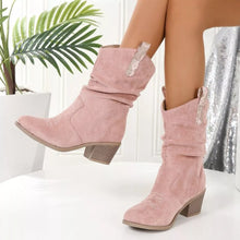 Round Toe Block Heels Boots - Sun Imperial product photo 8