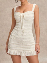 Ruffle Hem Bodycon Mini Dress - Sun Imperial product photo 1