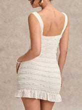 Ruffle Hem Bodycon Mini Dress - Sun Imperial product photo 6