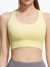 Scoop Neck Active Bra - Sun Imperial product photo 3