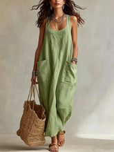 Scoop-Neck Sleeveless Maxi Dress with Pockets - Sun Imperial product photo 10