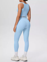 Scoop-Neck Tank and High-Waisted Leggings Set - Sun Imperial product photo 11