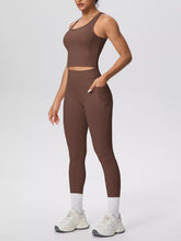 Scoop-Neck Tank and High-Waisted Leggings Set - Sun Imperial product photo 17