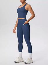 Scoop-Neck Tank and High-Waisted Leggings Set - Sun Imperial product photo 1