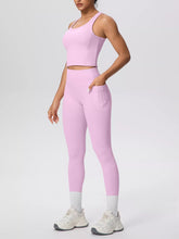 Scoop-Neck Tank and High-Waisted Leggings Set - Sun Imperial product photo 29