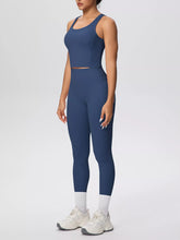 Scoop-Neck Tank and High-Waisted Leggings Set - Sun Imperial product photo 2