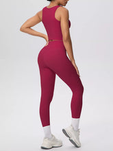 Scoop-Neck Tank and High-Waisted Leggings Set - Sun Imperial product photo 34