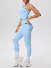 Scoop-Neck Tank and High-Waisted Leggings Set - Sun Imperial product photo 8