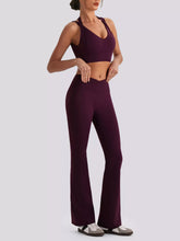 Seamless Criss-Cross V-Neck Tank and Leggings Set - Sun Imperial product photo 11