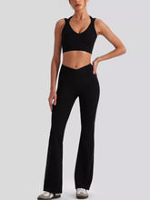 Seamless Criss-Cross V-Neck Tank and Leggings Set - Sun Imperial product photo 12