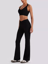 Seamless Criss-Cross V-Neck Tank and Leggings Set - Sun Imperial product photo 14
