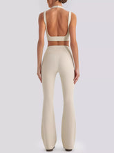 Seamless Criss-Cross V-Neck Tank and Leggings Set - Sun Imperial product photo 4