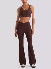 Seamless Criss-Cross V-Neck Tank and Leggings Set - Sun Imperial product photo 8