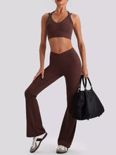 Seamless Criss-Cross V-Neck Tank and Leggings Set - Sun Imperial product photo 9