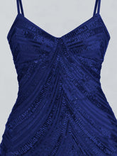 Sequin embellished bodycon mini dress
