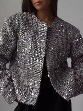 Sequin Embellished Cropped Jacket - Sun Imperial product photo 2