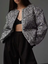 Sequin Embellished Cropped Jacket - Sun Imperial product photo 4