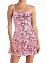 Sequin Square Neck Mini Dress - Sun Imperial product photo 11