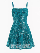 Sequin Square Neck Mini Dress - Sun Imperial product photo 29