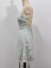 Sequin Square Neck Mini Dress - Sun Imperial product photo 4