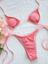 Sequin Wire-Free Triangle Bikini Set - Sun Imperial product photo 6