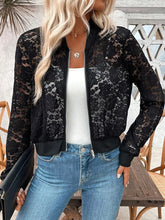 Sheer Lace Zip Up Jacket - Sun Imperial product photo 3