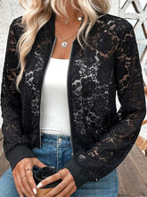 Sheer Lace Zip Up Jacket - Sun Imperial product photo 4