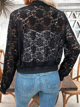 Sheer Lace Zip Up Jacket - Sun Imperial product photo 6