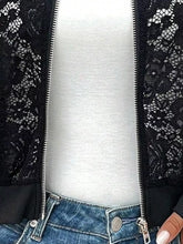 Sheer Lace Zip Up Jacket - Sun Imperial product photo 8