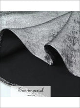 Silver Sequin Backless Satin Cami Maxi Dress - Sun Imperial product photo 4