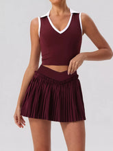 Sleeveless Top and Pleated Skirt Active Set - Sun Imperial product photo 10