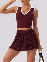 Sleeveless Top and Pleated Skirt Active Set - Sun Imperial product photo 12