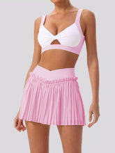 Sleeveless Top and Pleated Skirt Active Set - Sun Imperial product photo 25