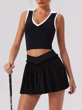 Sleeveless Top and Pleated Skirt Active Set - Sun Imperial product photo 9