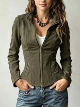 Slim-Fit Zip-Up Jacket - Sun Imperial product photo 1