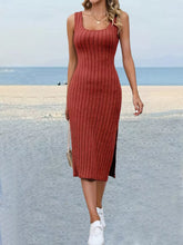 Slit Sleeveless Scoop Neck Dress - Sun Imperial product photo 1