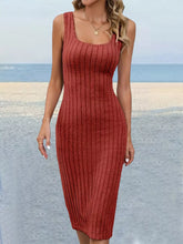 Slit Sleeveless Scoop Neck Dress - Sun Imperial product photo 2