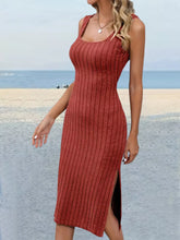 Slit Sleeveless Scoop Neck Dress - Sun Imperial product photo 5