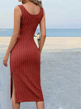 Slit Sleeveless Scoop Neck Dress - Sun Imperial product photo 6