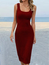 Slit Sleeveless Scoop Neck Dress - Sun Imperial product photo 7