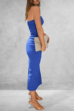 Slit Tube Midi Dress - Sun Imperial (photo 10)