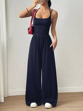 Spaghetti-Strap Wide-Leg Jumpsuit - Sun Imperial product photo 13