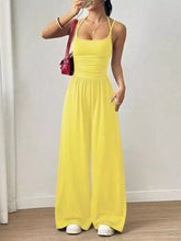 Spaghetti-Strap Wide-Leg Jumpsuit - Sun Imperial product photo 15
