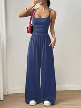Spaghetti-Strap Wide-Leg Jumpsuit - Sun Imperial product photo 16