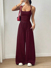 Spaghetti-Strap Wide-Leg Jumpsuit - Sun Imperial product photo 4