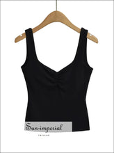 Square-Neck Ruched Tank Top - Sun Imperial product photo 7