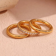 Stainless Steel Zircon Ring 3 Piece Set - Sun Imperial product photo 10