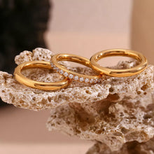 Stainless Steel Zircon Ring 3 Piece Set - Sun Imperial product photo 4