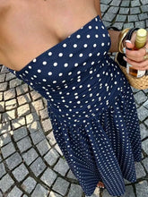 Strapless Polka Dot Ruched Maxi Dress - Sun Imperial product photo 30