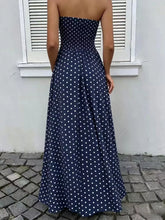 Strapless Polka Dot Ruched Maxi Dress - Sun Imperial product photo 32